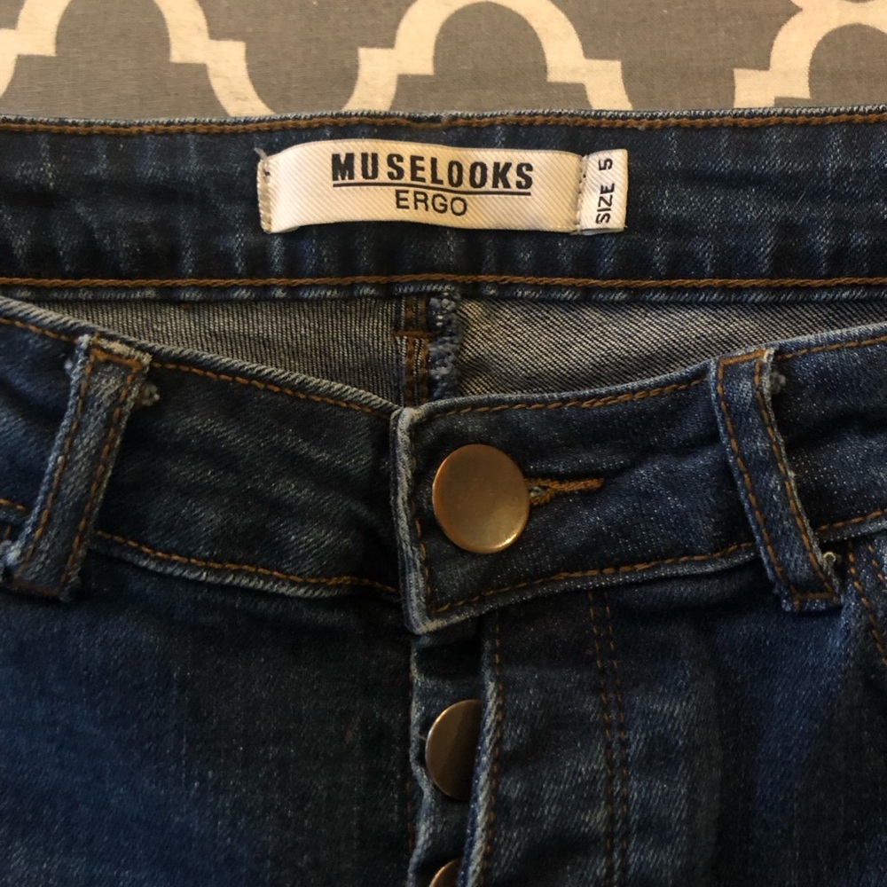 Muselooks Ergo dark wash denim skinny jeans size 5